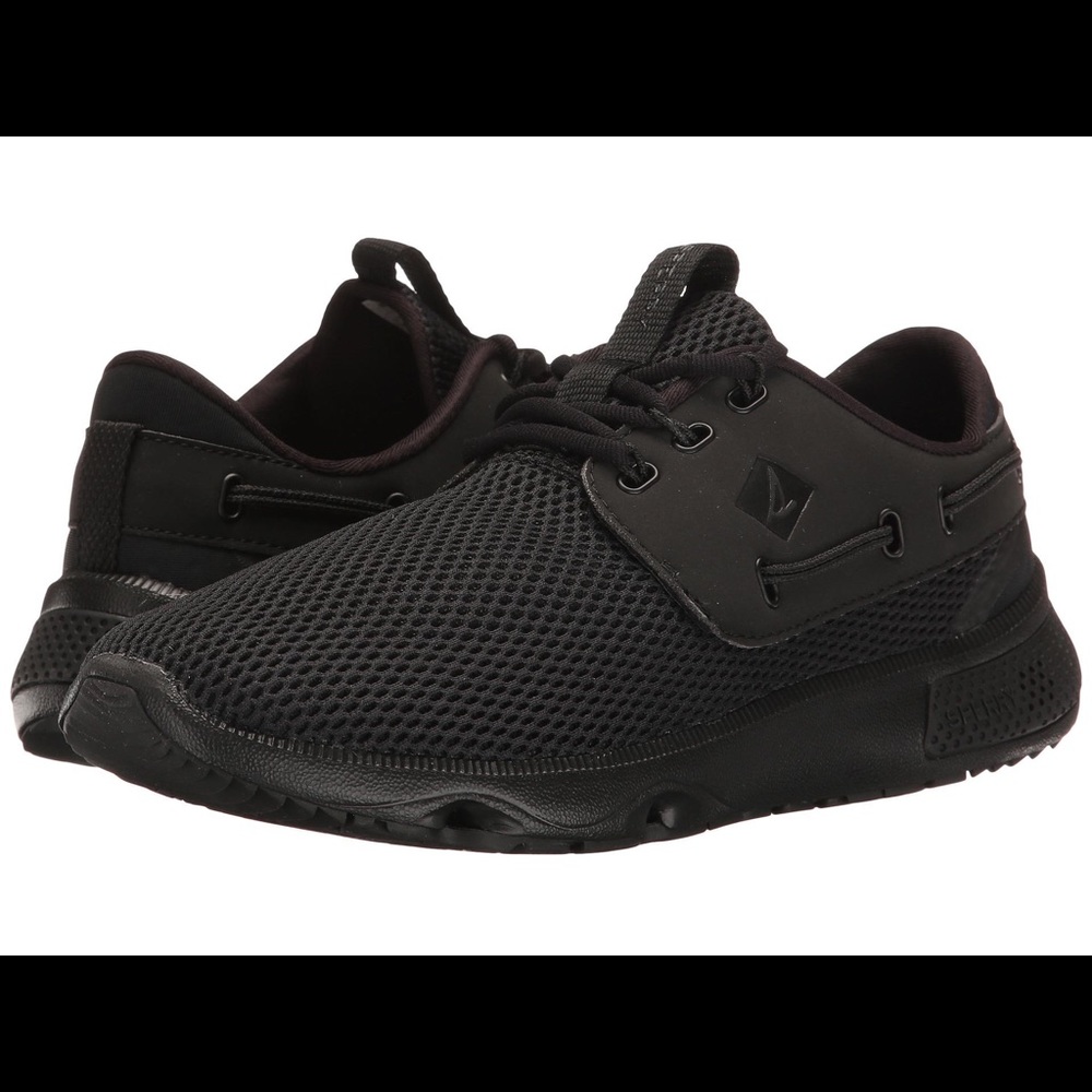 Sperry 7 Seas Black Sneakers
